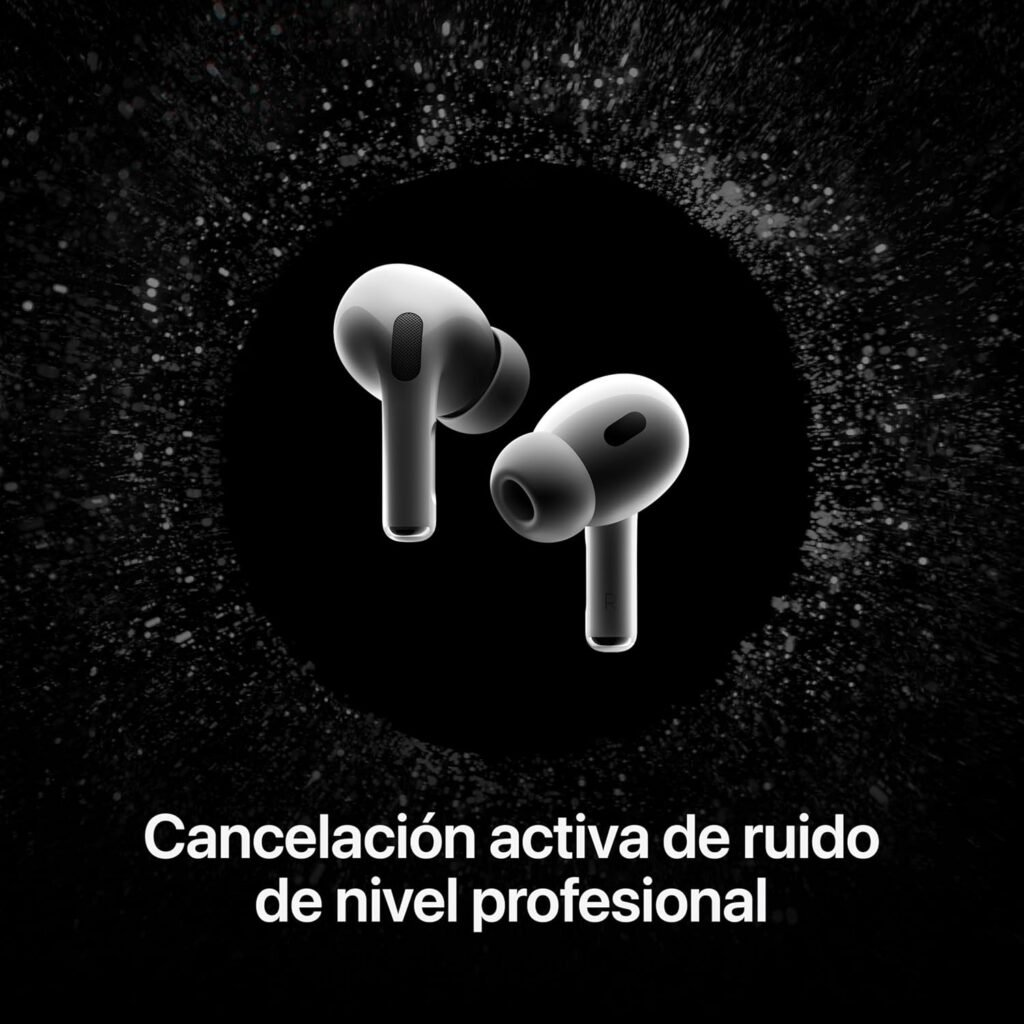 Auriculares Apple con cancelación activa de ruido de nivel profesional