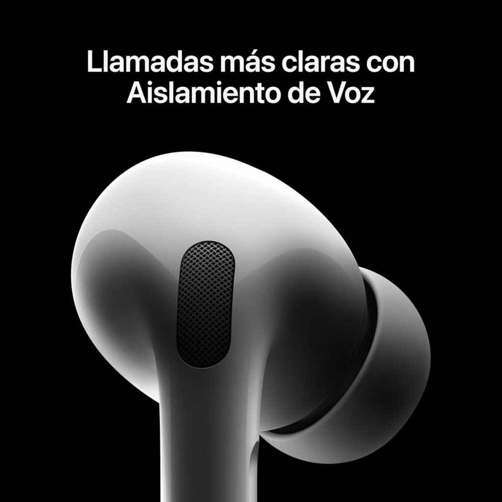 Detalle de micrófono para llamadas claras con aislamiento de voz