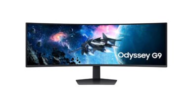 Samsung Odyssey G9 con pantalla ultraancha curva de 49 pulgadas para gaming