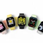 Modelos del reloj inteligente Xiaomi Redmi Watch 5 Active en varios colores y diseños de esfera