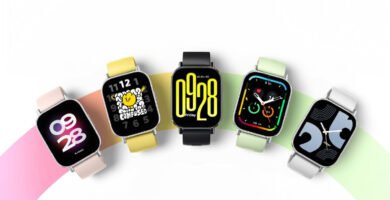 Modelos del reloj inteligente Xiaomi Redmi Watch 5 Active en varios colores y diseños de esfera
